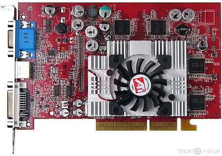 ATI RADEON 9600 XT 256mb AGP 8X